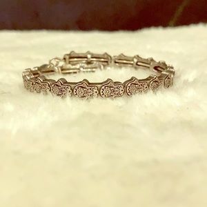 Alex and Ani hamsa silver wrap bangle